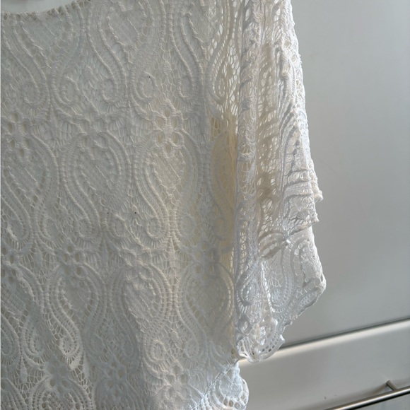 Brittany Black Cream Lace Blouse - Picture 4 of 6